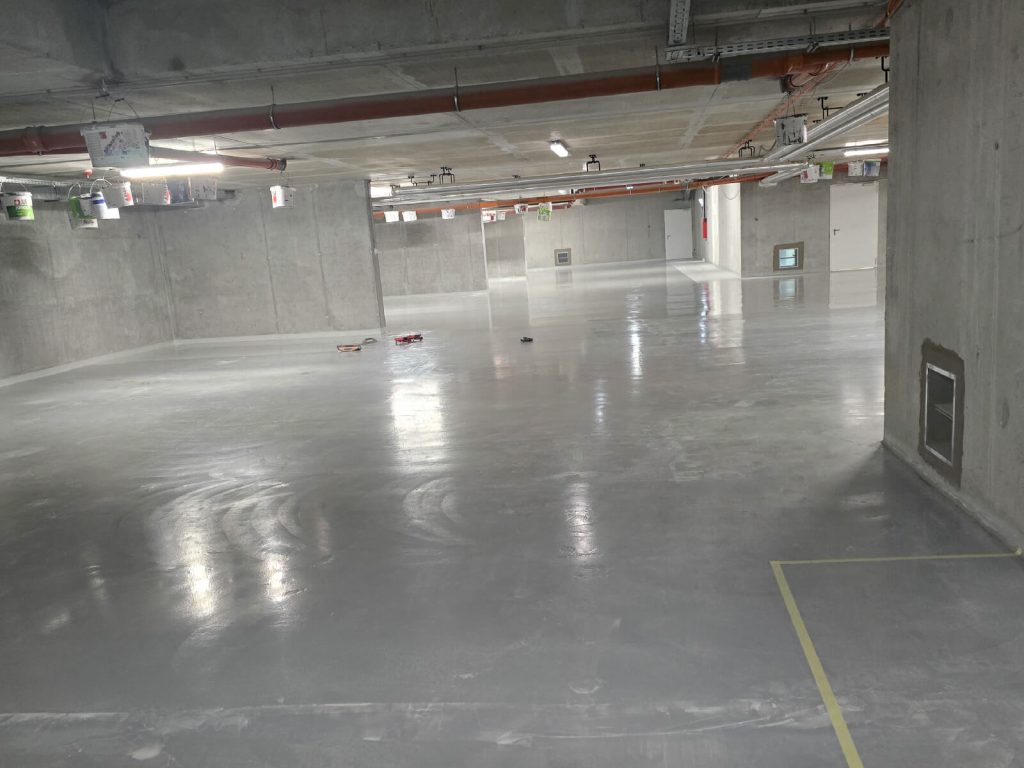 Epoxy pod u privatnoj garaži u Istri